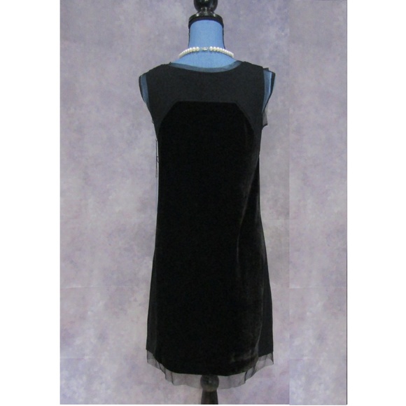 NWT Simply Vera Little Black Dress Mixed Media PM - Picture 4 of 7